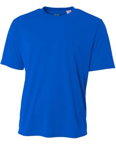 Youth Cooling Performance T-Shirt - ROYAL - S | A4 Youth Cooling Performance T-Shirt in Royal Blue Size Small | Polyester A4 Surfing Swimwear, Best T Shirt, Swim Shirts, Raglan Shirts, Athletic Apparel, Crew Shirt, Younique, Rash Guard, Men Short Sleeve