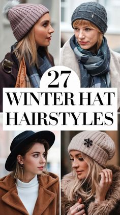 Try winter hat hairstyles 2024 - 2025 with looks for women’s short hair bobs, long hair, and medium hair. Cowgirl hats and bucket hats are cute choices for curly hair, while a low bun adds an elegant touch under a trucker cap. Ideal for both casual outings and ball events, these easy-to-style options keep you looking stylish and warm all season.