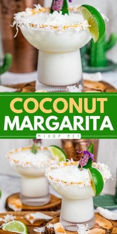 Grab some cream of coconut and tequila for this easy game day cocktail! Creamy, delicious, and super refreshing, this homemade flavored margarita is an alcoholic party drink everyone will enjoy. Save this simple coconut margarita recipe! Coconut Margarita Recipe, Coconut Tequila, Pool Cocktails, Flavored Rum, Pineapple Margarita, Specialty Drinks, Lime Margarita, Boozy Drinks