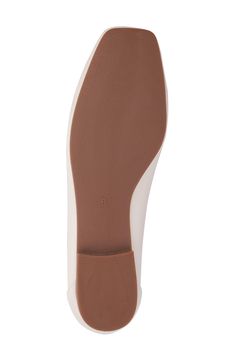 A pair-with-everything leather ballet flat looks totally on-point for the season thanks to a trend-savvy square toe. Synthetic upper and lining/rubber sole Imported New York And Company, Womens Ballet Flats, Leather Ballet Flats, Ballet Flat, Ballet Flats, Nordstrom Rack, Rubber Sole, Ballet, Nordstrom