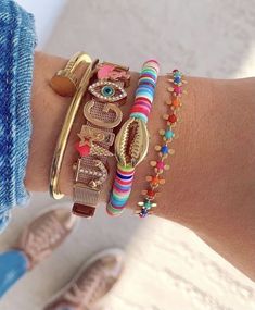 Preppy Jewlery, Preppy Accessories, Preppy Bracelets, Resort Chic, Summer Bracelets