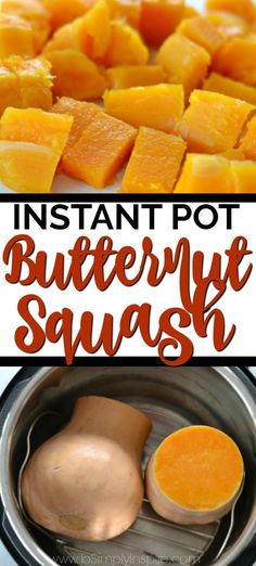 instant pot buttermyle squash recipe in an instant pot