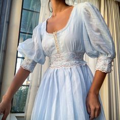 Cottagecore Fashion Dresses, Cottagecore Fashion Aesthetic, Cottagecore Fashion, Gunne Sax, Trend Fashion, Looks Vintage, Retro Outfits, Fancy Dresses, Outfits Casuales