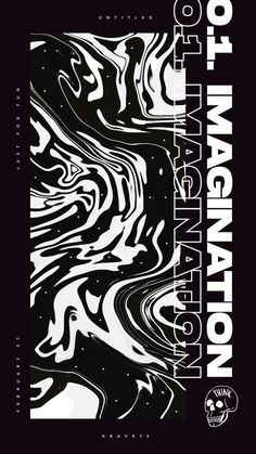 a black and white poster with an abstract design on the front, which reads top ten manhattan