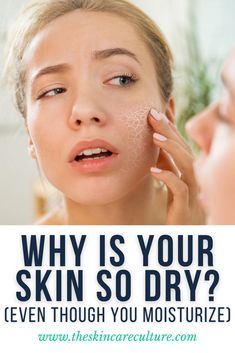 Why Is Your Skin So Dry Even Though You Moisturize? With love and beauty, visit us here: https://deadsea-cosmetic.com/ Super Dry Skin, Facial For Dry Skin, Face Routine, Dry Skin Remedies, Dry Face, Skin Remedies