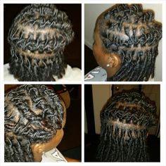 starter loc style Natural Locks Dreadlocks, Kid Locs, Mommy Hair, Healthy Locs, Locs Ideas, Hairstyles Locs, Style Natural Hair