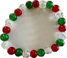 Christmas Bracelet, Beaded Bracelets, Ships, Collage, Bracelet, Glass, Christmas, Pins