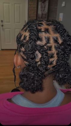 Dread Hairstyles For Women Black Short, Locs Hairstyles For Homecoming, Retwist Ideas For Short Locs, Getting My Hair Done Outfit, Locs Hairstyles For Women Starter, Collar Bone Length Locs Styles, Dreadlock Hairstyles For Birthday, Space Buns Dreads, Barrel Twist Locs Women Ponytail