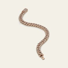 Old-school style gets a modern era update with this Diamond Cuban Link Bracelet. Make a statement in bold 14-karat rose gold links adorned with 6.47 carats of white diamonds. From its diamond-laden clasp to its hefty links, no detail has been overlooked in this new rendition of one of the most iconic jewelry styles. Details14K Rose Gold6.47 Carats of DiamondsLength: 8 Inches Iconic Jewelry, Cuban Link Bracelet, Jewelry Styles, School Style, Cuban Link, School Fashion, Watch Necklace, White Diamonds, Ring Bracelet