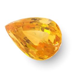 A golden hue that has a seductive appeal, here is a splurge you will treasure. With a versatile orangy yellow color, that will add a pop to any outfit, this Yellow Sapphire that weighs 3.54 carats is both classic and sophisticated. Cut, as a pear with light entering each facet, an internal glow that radiates from this gemstone gives it life. Colored like this sun, this gem will beam confidence and will make a bold statement.
check GIA Report Orange Pear-shaped Jewelry, Classic Yellow Citrine Gemstones, Classic Yellow Gold Brilliant Cut Gemstones, Classic Yellow Gemstones For Formal Occasions, Classic Yellow Gia Certified Jewelry, Classic Yellow Pear-shaped Jewelry, Sparkly Jewelry, Everyday Rings, Yellow Sapphire