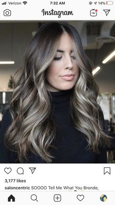 Rambut Brunette, Brunette Balayage Hair, Brown Hair Balayage, Balayage Brunette, Brown Blonde Hair, Hair Color And Cut, Hair Color Balayage, Hair Inspiration Color