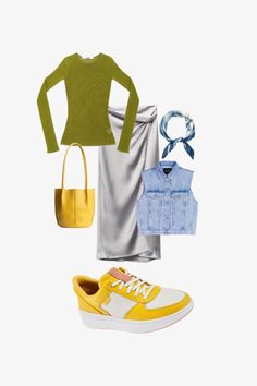 Summer Outfit Inpso | Wear Kizik Sock Gifts, Spring Collection, Summer Outfit, Brisbane, Yellow White