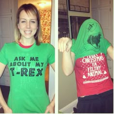 Omg I want both of those shirts T Rex Shirt, Creative Christmas Gifts, Guy Fawkes, Laughing So Hard, Makes Me Laugh, Too Funny, Bones Funny, Ha Ha, T Rex