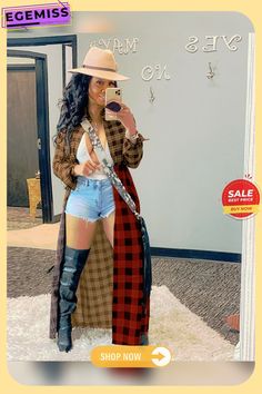 Bailey Plaid Dress/duster Long Patchwork Dress For Fall, Summer Long Patchwork Outerwear, Long Patchwork Summer Outerwear, Casual Long Sleeve Duster For Spring, Plaid Patchwork Dress For Fall, Fall Plaid Patchwork Dress, Open Front Dress For Fall Day Out, Color Pick, Plaid Dress