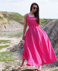 "Extravagant long Dress,Women maxi dress,Long maxi dress,Long casual dress,Maxi dress women,Spring summer maxi dress,Daily long dress 🎁 Gift - ✈ EXPRESS SHIPPING✈ ☎ Please, provide your mobile number in a note to seller ♥ ♥ ♥ STANDART SIZES : SIZE XS bust: around 33 in / 84-86 cm Waist: around 26 in / 62-64 cm Hip: around 35.5 in / 88-90 cm Aproxx height: 5'3\" / 160 cm SIZE S bust: around 35 in / 88-90 cm Waist: around 28 in / 66-68cm Hip: around 37 in / 90-92cm Aproxx height: 5'5\" / 165 cm S Long Casual Dress, Maxi Dress Long, Long Dress Casual, Maxi Robes, Summer Maxi, Women Maxi, Dress Gift, Dress Maxi, Women Long Dresses