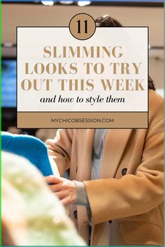 If you’re looking for outfits with a slimming effect, you’ve come to the right place. No matter your body shape, there are some universal tips and tricks to help flatter you in all the right places. Follow along for 11 outfit ideas to achieve a slimmer look – just by getting dressed in the morning. slimming outfits, thinner outfits, how to look thinner, how to dress thinner How To Dress Slimmer, Outfits That Make You Slimmer, Outfits To Make You Look Slender, How To Dress To Look More Slim, Dress Thinner, Fashion 23, Best Bronzer, Celebrity Style Icons