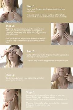 Lymph Drainage Massage Face Map, Lymph Drainage Massage Face, Facial Swelling, Belly Massage, Scalp Spa, Lymph Drainage Massage, Facial Puffiness, Neck Tension, Drainage Massage