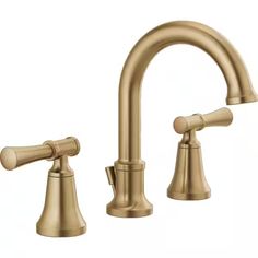 an image of two faucets with handles on each side and one handle on the other