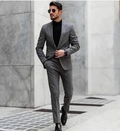 Engagement Suits, Grey Suit Men, Dark Gray Suit, Charcoal Gray Suit, Stylish Mens Suits, Suit Combinations, Charcoal Suit, Black Suit Men