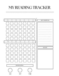 a printable reading tracker for children to practice their reading skills and read alouds