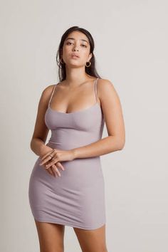 Light Up The Night Satin Cowl Neck Mini Dress in Mauve - $44 | Tobi US Lilac Bodycon Dress, Purple Bodycon Dresses, Halter Bodycon Dress, Fashionably Late, Strap Dresses, Chiffon Mini Dress, Leather Mini Dress, Dress Indian, Purple Mini Dresses