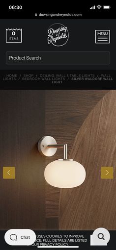 an image of a wooden table with lights on it and the words product search below