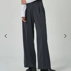 Lewkin, Made In Korea, Size Small. New With Tags Maternity Cargo Pants, Wide Leg Tailored Pants, Cream Linen Pants, Navy Blue Dress Pants, Cream Trousers, Navy Dress Pants, Slacks Trousers, Ankle Dress Pants, Blue Dress Pants