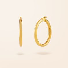 These earrings never have to come off. Made to last a lifetime, you can enjoy these 10k solid gold earrings every day, every night, or for no reason at all. You won't want to take them off, and you don't have to. Finer Details 10K solid gold: available in yellow Earring inner diameter: 3cm Earring width: 4mm Earring backing type: lever lock Horseshoe Necklace, Safety Pin Earrings, Solid Gold Earrings, Yellow Earrings, Huggies Earrings, 10k Gold, Gold Diamond, Solid Gold, Gold Earrings