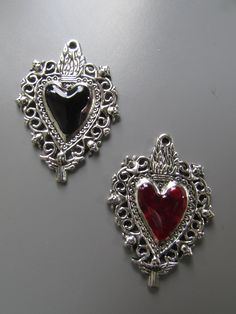 FILIGREE HEART JEWELLERY CHARM  CHOOSE FROM 2 COLOURS MEASURES HEIGHT 4CM'S width 2.7 CM'S  LISTING IS FOR 1 CHARM Heart-shaped Metal Charms For Gifts, Gothic Heart Shaped Necklace As Gift, Gothic Heart Shaped Necklace For Gifts, Gothic Heart Necklace As Gift, Nickel-free Pendant Charms For Valentine's Day, Gothic Pendant Jewelry For Valentine's Day, Gothic Jewelry For Valentine's Day Jewelry Making, Valentine's Day Heart Pendant Charms For Jewelry Making, Gothic Jewelry With Heart Charm For Gift