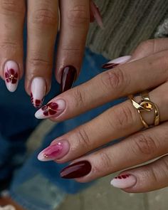 Shellac Nails Fall, Autumn Manicure, Classy Acrylic Nails