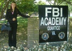 a sign that reads fbi academy quanticco va