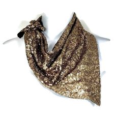 Sequin Bandana, Sequin Scarf, High Fashion Looks, Bandana Scarf, Latest Trend, 70s Inspired, Sequin Fabric, Black Fleece, Outdoor Wear