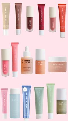 Summer Fridays, Skin Care Products, Care Products, Skin Care, Skin, Pink, Beauty