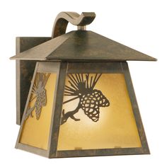 Evoking the spirit of the wilderness, this rustic themed light features a pinecone silhouette. It will complement a variety of home styles making it a great choice for a vacation lodge, cabin or a suburban home - anywhere you want to bring an element of nature. This outdoor wall light is ideal for your covered porch, entryway, garage, or any other area of your home. Cascadia Whitebark 1-Light 8-in H Distressed Bronze Outdoor Wall Light | OW50573OA Suburban Home, Lodge Cabin, Home Styles, Rustic Outdoor, Outdoor Wall Lantern, Wall Lantern, The Wilderness, Outdoor Wall Lights, Wall Light Fixtures