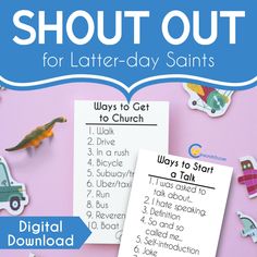 a poster with words and pictures on it that read,'shut out for later - day saints '