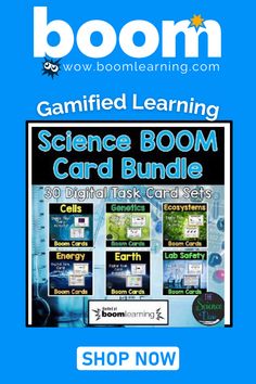 the science boom card bundle is now available