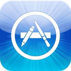 an app icon with two pencils in the center