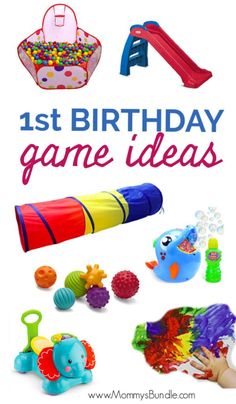 the first birthday baby activities are great for toddlers to learn how to play with