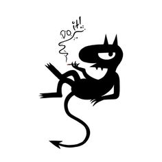 a black and white drawing of a lizard with an arrow pointing to it's tail