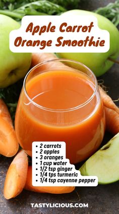 orange apple carrot smoothie recipe | smoothie recipes with apple and orange | what to add to orange smoothie | juicing recipes for weight loss | juice recipes | healthy juicer recipes | juicer recipes beginners | green juice recipes for weight loss Apple Smoothie Recipes, Orange Juice Recipes, Orange Smoothie Recipes, Recipe Smoothie, Healthy Juicer Recipes, Healthy Juice Drinks, Juice Cleanse Recipes