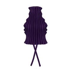 A designer rib knit halter top featuring stylish, adjustable back ties and high-rise neckline. Versatile as it is comfortable, the piece can be worn to elevate any on-the-go look or as an alluring statement piece for a fashionable occasion. Complete with intricate hand pleating, this stylish purple halter top has an air of sophistication and designer charm. Tie at waist 100% Acrylic - Superior quality fabrication from United Kingdom Ribbed-Knit Soft on skin - No Itch Made in Australia Dry clean Purple Tops For Women, Chic Fitted Purple Halter Top, Purple Fitted Sleeveless Top, Purple Ribbed Top, Stretch Ribbed Purple Tops, Fitted Sleeveless Purple Halter Top, Purple Halter Top, Hand Pleating, Purple Halter