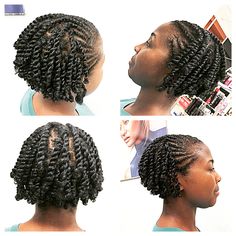 Flat Twist Styles, Flat Twist Updo, Chunky Twists, Beautiful Natural Hair