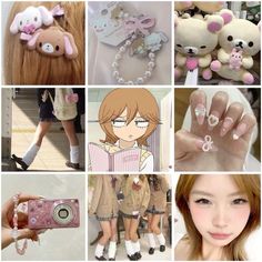 Kimi Ni Todoke Nails, Kimi Ni Todoke Sticker, Kimi Ni Todoke Aesthetic, Shoujo Life, Shoujo Aesthetic, Shoujo Girl, Pink Girly Things