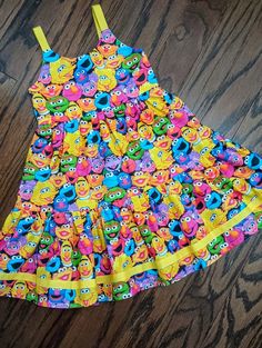 a child's dress on the floor