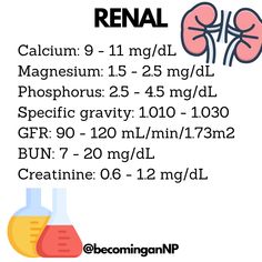 an image of the label for renal