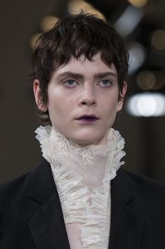 Hades Persephone, Ann Demeulemeester, Fall 2017, Paris Fashion, Paris Fashion Week, Pretty People, Beautiful People, Short Hair, Portrait Photography