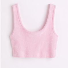 New With Tags H&M Conscious Line. Terry Crop Top Made From 50% Recycled Material Color: Bubble Gum Pink Size: Medium, True To Size From Smoke Free Home H&m Pink Sleeveless Top, H&m Tops For Summer Loungewear, H&m Summer Loungewear Tops, Suede Crop Top, Sports Crop Tops, Sequin Crop Top, Bubble Gum Pink, Rib Knit Top, Cotton Crop Top