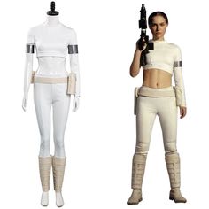 Adventure-Ready Women's Costume Escapades Padme Amidala Cosplay, Padme Amidala Costume, Karneval Outfit, Padme Costume, Star Wars Outfit, Accessories Cosplay, Star Wars Padme Amidala, Star Wars Padme, Halloween Costume Suit