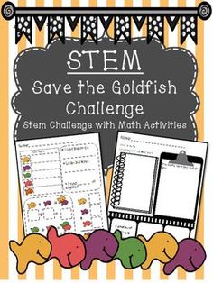 STEM Goldfish Challenge is an exciting way to promote critical thinking skills and problem solving. Students must problem solve to sort goldfish crackers using only a straw. Afterwards, students use their graph to complete math activities.=================================================This pack includes: *STEM Challenge*Goldfish Cracker Graph*Graph Analysis Page with Addition================================================I would love to hear from you, please leave me a rating & comment! Ryukin Goldfish, Kindergarten Stem, Teaching Stem, Goldfish Crackers