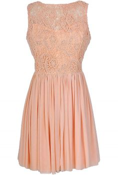 a bit of romance Peach Ideas, Crochet Lace Dress, Lace Bridesmaid Dresses, Dress Bridesmaid, Celebrity Outfits, Dresses For Teens, Trendy Dresses, Boutique Dresses